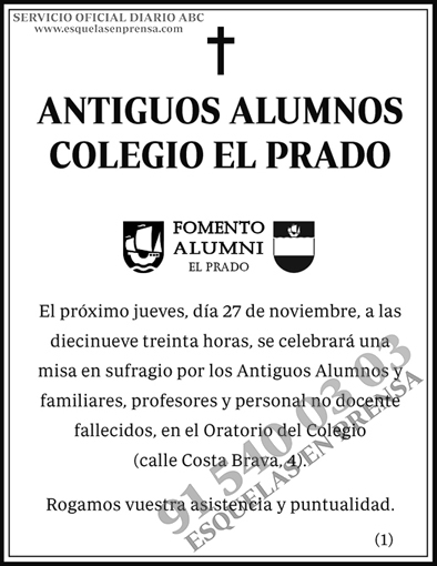 Antiguos Alumnos Colegio El Prado